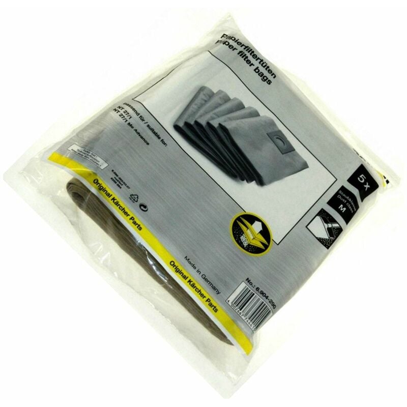 Lot de 5 sacs (69042900) Aspirateur Karcher