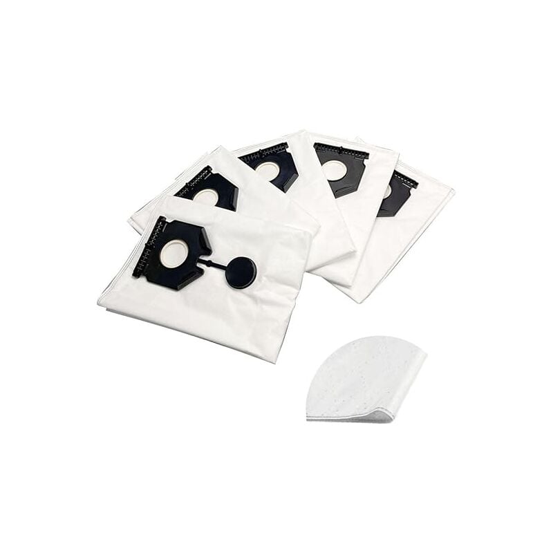 Lot de 5 sacs d'aspirateur pour Karcher 2.889-154.0 comme nt 30/1 30 l 30L nt 30/1 Ap Te l, nt 30/1 Ap l, 30L