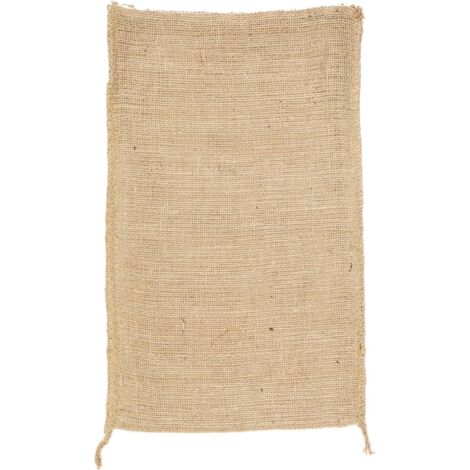Lot de 5 sacs en toile de jute naturelle 40 x 60 cm pour le stockage, le transport, le jardin et l'artisanat