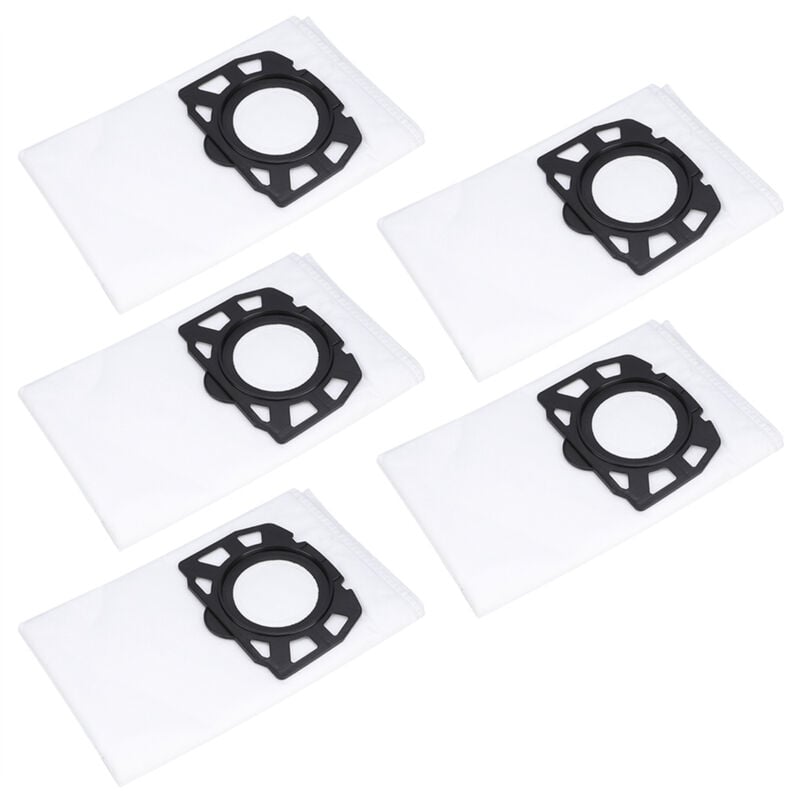 Lot de 5 sacs filtrants pour aspirateur non tissé de haute qualité pour Karcher MV4 MV5 MV6 WD4 WD5 WD6 - Jeffergarden