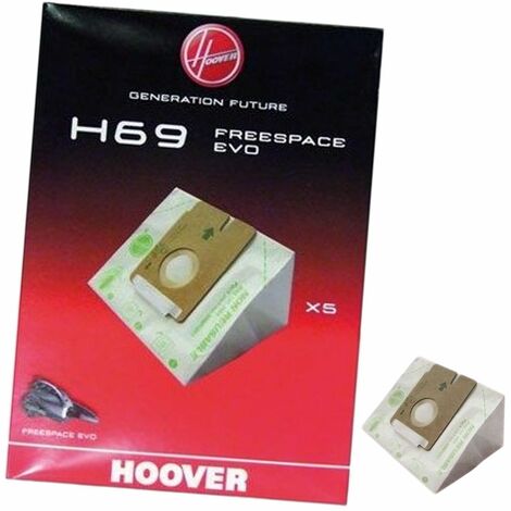 Lot de 4 sacs aspirateur pour Hoover Freespace EVO TopFilter Premium