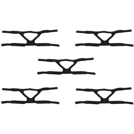 Lot de 5 sangles universelles pour masque CPAP (compatibles avec la série)