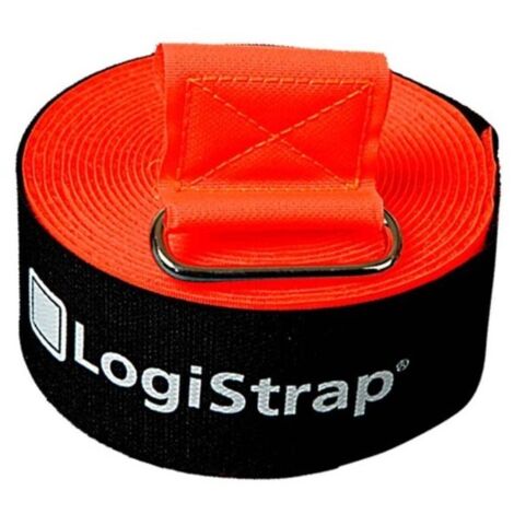Lot de 5 Sangles VELCRO Logistrap 50mmx5M Orange Fluo - LOGISTRAP5