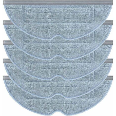 Lot de 5 Serpillères de Rechange pour Aspirateur Roborock T7 T7plus S7,Chiffons de Nettoyage pour Aspirateur Roborock S7