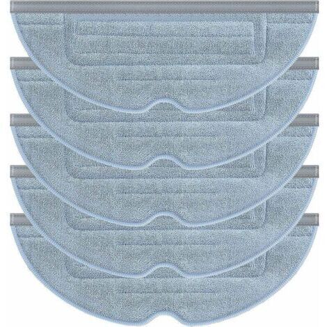 Lot de 5 Serpillères de Rechange pour Aspirateur Roborock T7 T7plus S7,Chiffons de Nettoyage pour Aspirateur Roborock S7