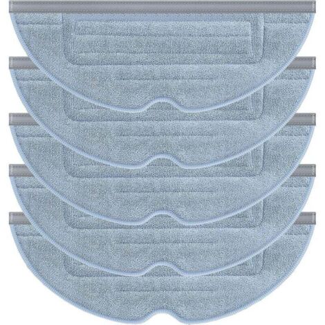 Lot de 5 Serpillères de Rechange pour Aspirateur T7 T7plus S7,Chiffons de Nettoyage pour Aspirateur Roborock S7