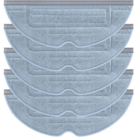 Lot de 5 Serpillères de Rechange pour Aspirateur  T7 T7plus S7,Chiffons de Nettoyage pour Aspirateur Roborock S7