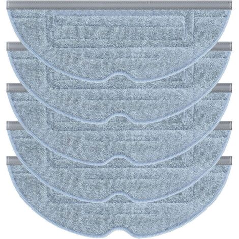 Lot de 5 Serpillères de Rechange pour Aspirateur T7 T7plus S7.Chiffons de Nettoyage pour Aspirateur Roborock S7