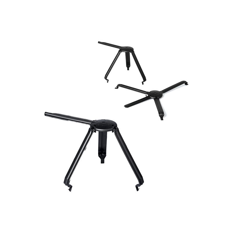 Lot de 5 spotclip iii H130MM - Downlight Cover pour spots encastrés avec ø 62-120 mm noir Hellermanntyton