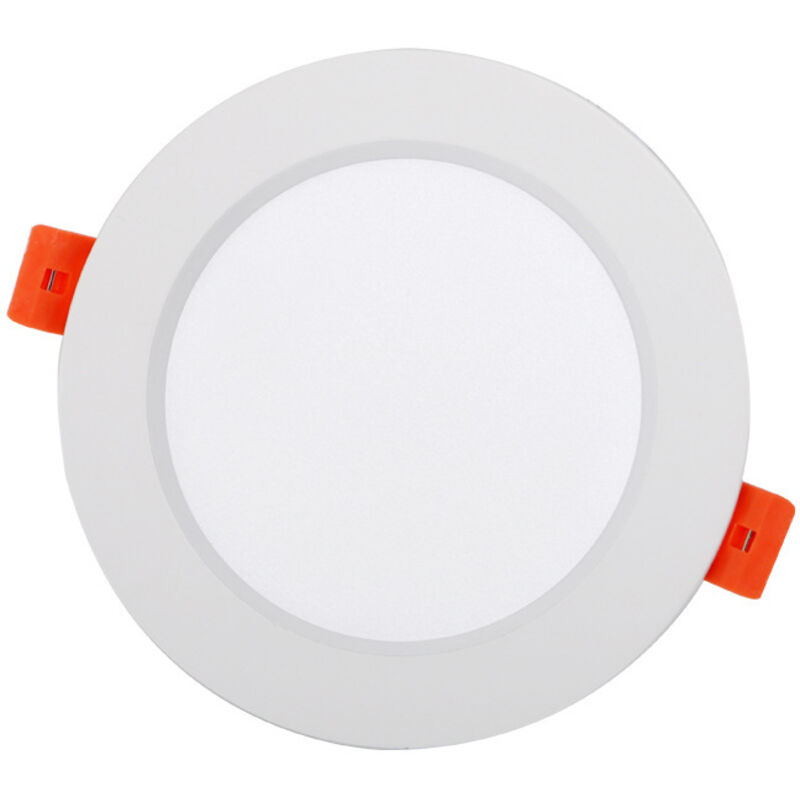 Lot de 5 spots encastrables LED dimmables 6W – Éclairage ultra-plat blanc chaud – Installation facile pour salle de bain et salon