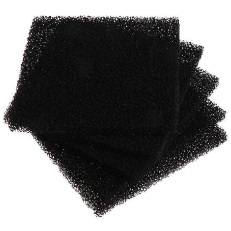 Lot de 5 supports de filtration pour aquarium : mousse de remplacement à charbon actif.