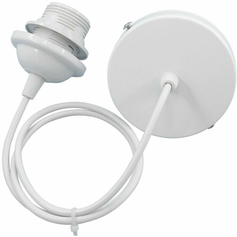Lot de 5 supports de suspension E27, accessoires de suspension E27, accessoires de suspension E27 avec cordon de 200 cm, pour bar, café, magasin de