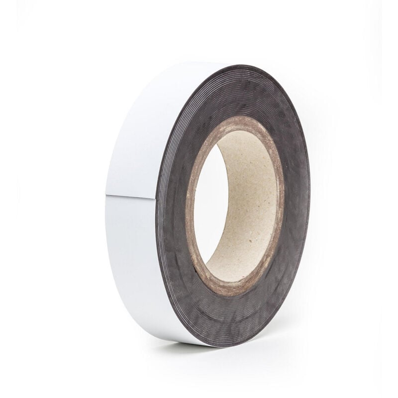 Certeo - frankel kaiserkraft, Etiquette magnétique en rouleaux, blanc,