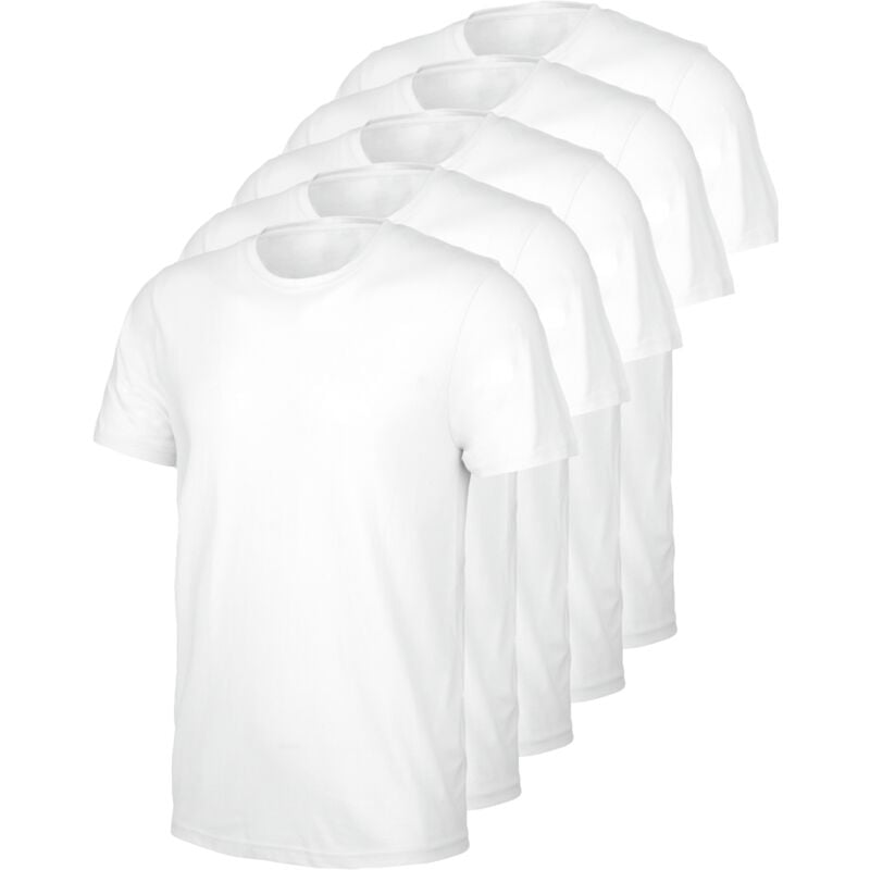 Lot de 5 tee-shirts de travail 180 Würth Modyf blancs xxl - Blanc