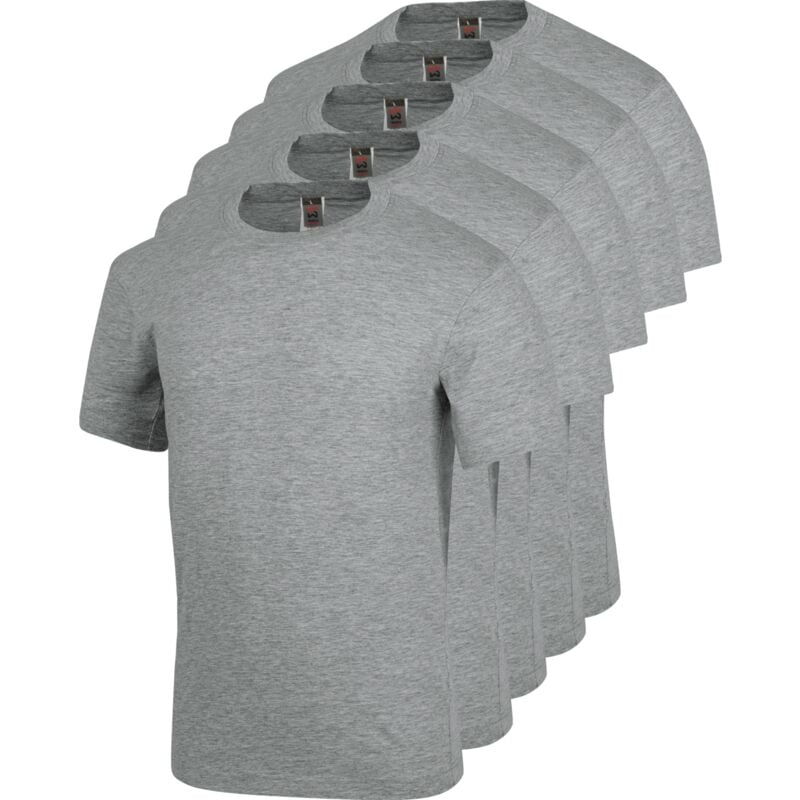 Würth Modyf - Lot de 5 tee-shirts de travail gris m - Gris clair
