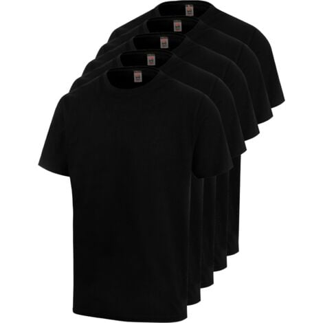 Lot de 5 tee-shirts de travail Würth MODYF noir  M