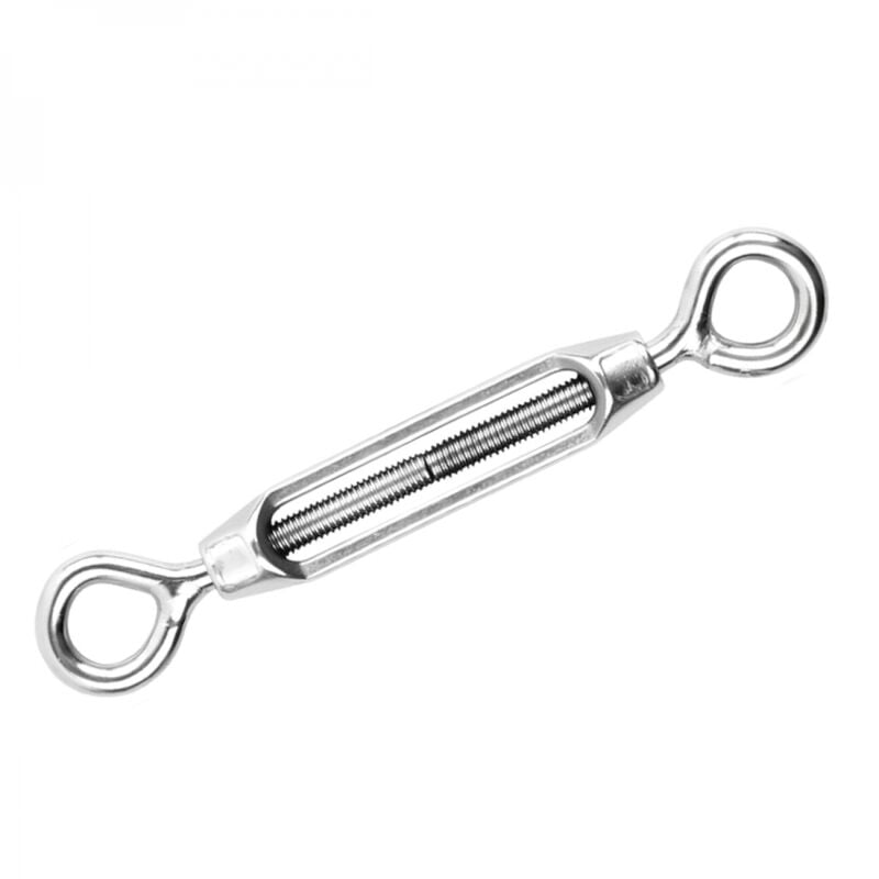 Lot de 10 tendeurs de fil réglables en acier inoxydable - Double oeillets - M6 Linxor