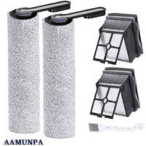 Lot de 5 Tineco Floor One S5 / Floor One S5 Pro 2 ensemble d'accessoires de filtre de brosse de remplacement pour aspirateur eau/poussière