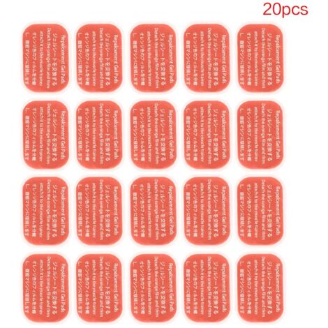 Lot de 50/30/20/10 électrodes de rechange en gel hydrogel pour stimulateur musculaire EMS, appareil minceur, patch de fitness (réf. 01482)-AquaForge
