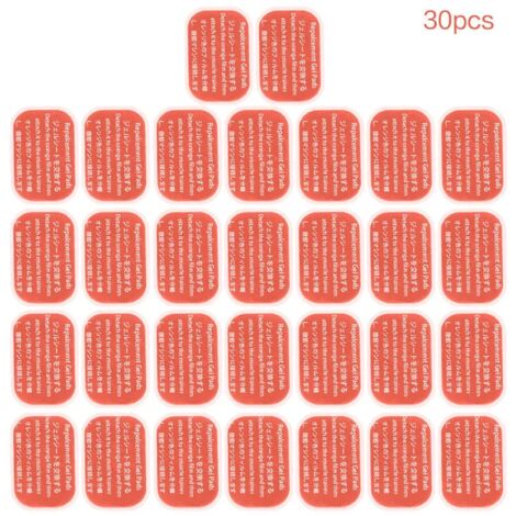 Lot de 50/30/20/10 électrodes de rechange en gel hydrogel pour stimulateur musculaire EMS, appareil minceur, patch de gel fitness01483-AquaForge