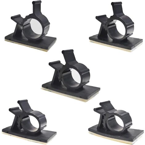 Lot de 50 attaches-câbles adhésives réglables en nylon pour table et mur-AquaForge