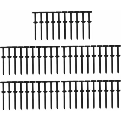 Lot de 50 attaches de câble universelles en nylon - Robustes - Autobloquantes - Multi-usage - Pour réparation de voiture