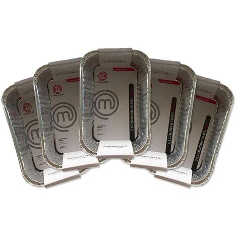 Lot de 50 barquettes en aluminium