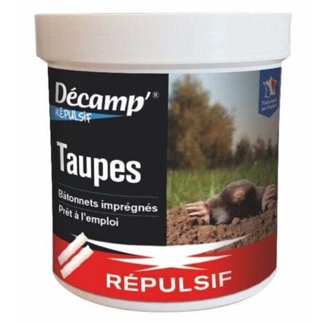 DÉCAMP' Lot de 50 batonnets de repulsifs taupes DECAMP'