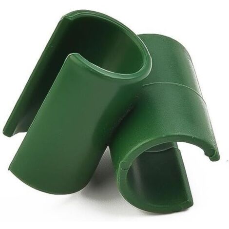 Lot de 50 clips de connexion pratiques pour cadre de jardin, serre, convient pour les vergers et les jardins (16 mm)