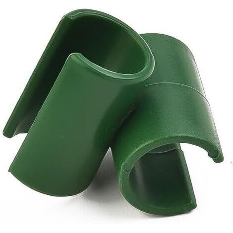Lot de 50 clips de connexion pratiques pour cadre de jardin, serre, convient pour les vergers et les jardins (16 mm)