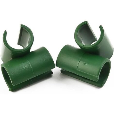 Lot de 50 clips de fixation pour treillis de plantes - Clips de fixation réglables pour tige de cadre de jardin fixe