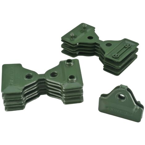 Lot de 50 clips en plastique vert 5cm – Fixation brise-vue sur toile tissée – Résistant aux intempéries – Pour jardin et occultants – Tenax