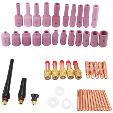 Lot de 50 consommables pour torches de soudage TIG séries WP-17/18/26