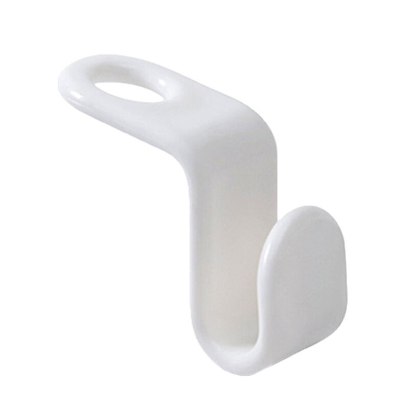 Lot de 50 crochets de connexion pour cintres blancs, organiseurs de penderie
