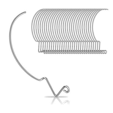Lot de 50 Crochets Résistants Suspension Tableaux Murs Cloisons Sèches Accrochage