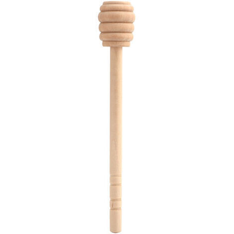 Lot de 50 cuillères à confiture en bois pour pots à miel et confiture, avec bâtonnets de 15 cm pour doser et mélanger.