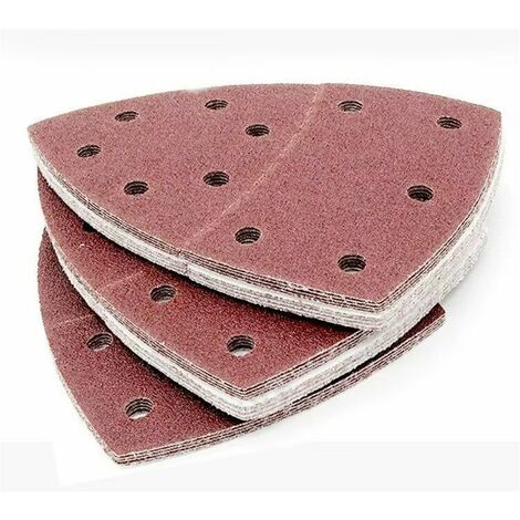 Lot de 50 feuilles abrasives - 105 x 152 mm - Grain 120 - Pour ponceuse multifonction Prio,
