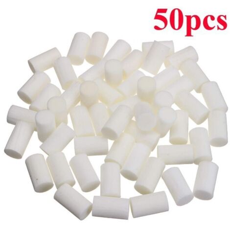 Lot de 50 Filtres en Fibre Blanche pour Compresseur d'Air – Rempla­ce­ment Haute Pression – Système Mayitr