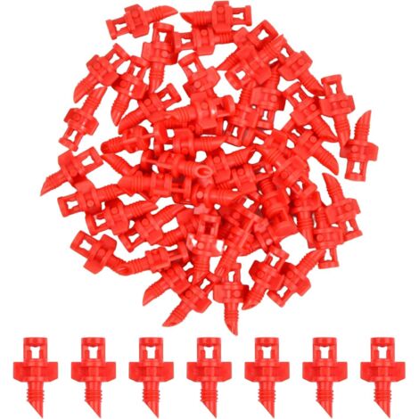 Lot de 50 Goutteur, Plastique, 360 Degrés, Irrigation, Jardin, Pelouse
