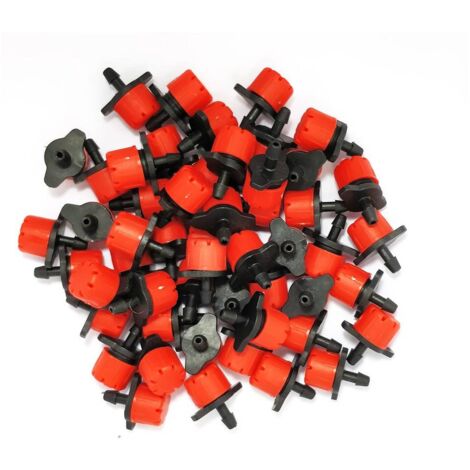 Lot de 50 goutteurs couleur rouge