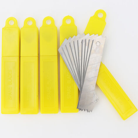 Lot de 50 lames de cutter 18mm