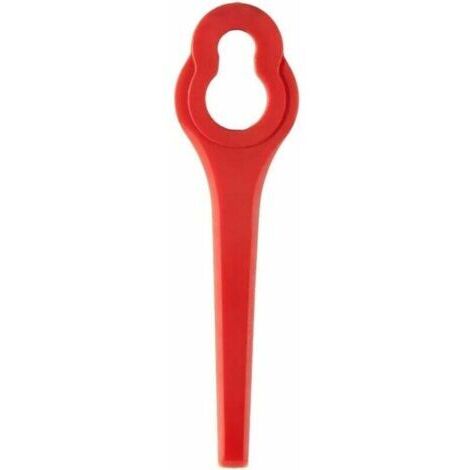 Lot de 50 lames en plastique pour coupe-bordure Ferrex – Compatible modèles Aldi 20V/40V – Remplacement performant pour lames d'origine