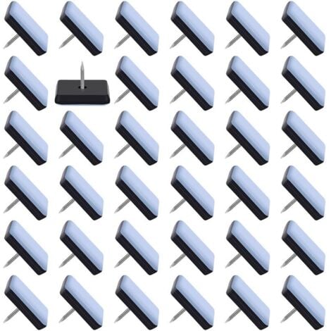 DOMI PRO 100Pcs Étagère Broches, 5mm Support D'étagère Etagere, Acier Galvanisé Et Plastique