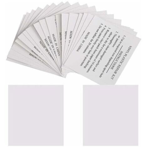 Lot de 50 Patchs de Réparation 5.5 x 6.5 cm Rustine de Réparation pour Piscines. Matelas. Bouées. Spas Gonflables.