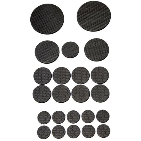 Lot de 50 patins de protection noir - 5five