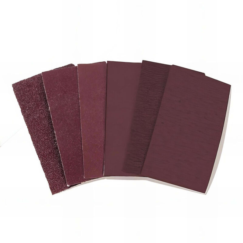 Leman - Lot de 50 patins auto-agrippant pour cale à poncer 73 x 125 mm Gr. 120 bois et métal