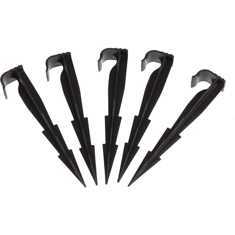Lot de 50 piquets de Fixation pour Ligne d'égouttement, tuyaux d'irrigation et tuyaux gouteurs