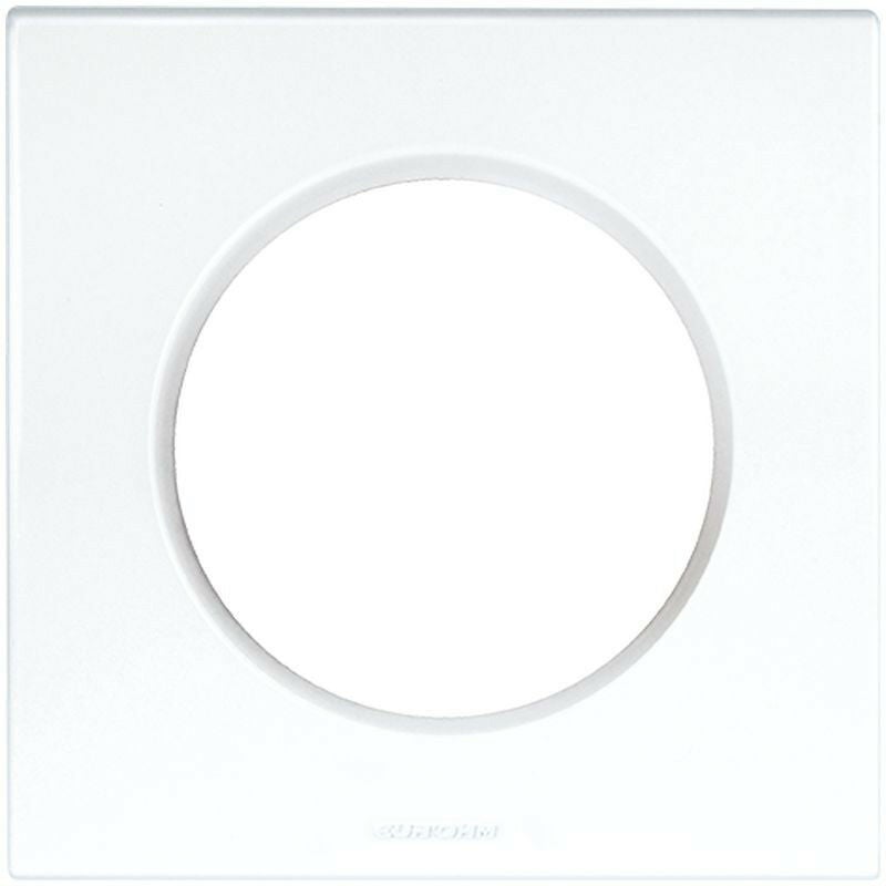 Lot de 50 plaques blanches 1 poste Square (60296)