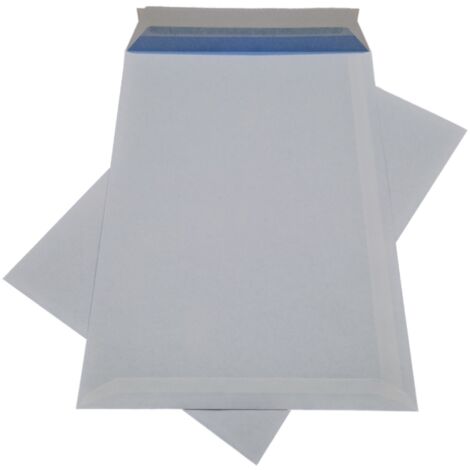 Lot de 50 Pochettes C4 229 x 324 mm sans fenêtre Blanches velin 90 gr