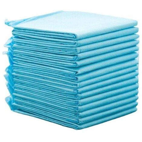 Lot de 50 tapis d'entraînement pour chiens, 45x60cm, tapis d'entraînement jetables pour chiots, très absorbants et résistants aux odeurs.